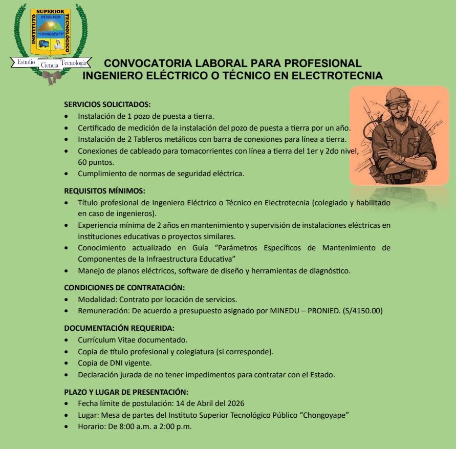 Convocatoria Laboral